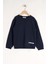 Erkek Çocuk Lacivert Renkli Bisiklet Yaka Of That Fun Baskılı Uzun Kollu Sweatshirt 1