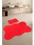 Anatolia 2'li Kırmızı 80X140 + 50X70 cm Büyük Ebat Banyo Paspası Seti Kaymaz Tabanlı Klozet Takımı 1