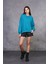 Fancy Kadın Bisiklet Yaka Yumuşacık İçi Pamuklu Oversize Basic Kalın Sweatshirt 4