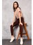 Fancy Kadın Beli Lastikli Yüksek Bel Slim Fit Fitilli Basic Tayt 5