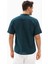 Kısa Kol Şile Bezi Bodrum Erkek T-Shirt Koyu Petrol 2