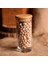 9141 2 Parça Bella Bambu Kapaklı 6,5X14 cm Saklama Kavanozu 2