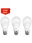 9W LED Ampul 6500K Beyaz Işık E27 Duy - 3lü Paket 1
