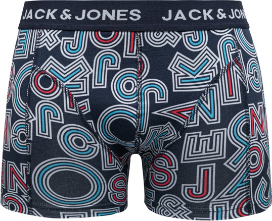 Jack & Jones 5'li Boxer Paketi - Tyler Erkekler İçin Renkli Desenli 2XL Beden görsel 4
