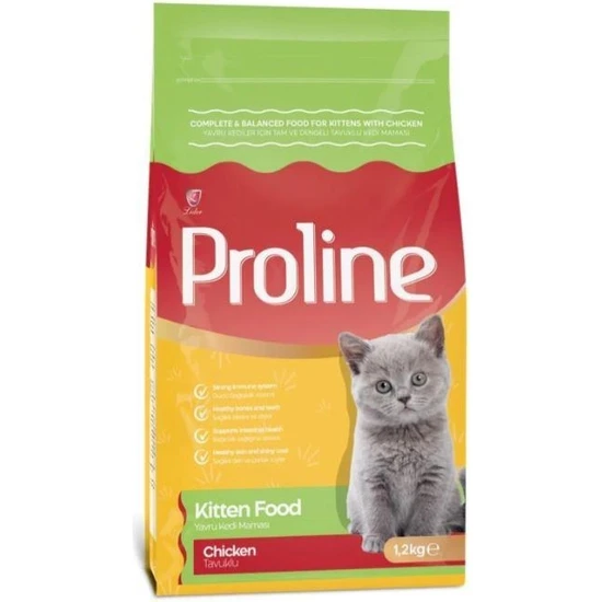 Pro Line Kitten Tavuklu Yavru Kedi Maması 1.2 kg