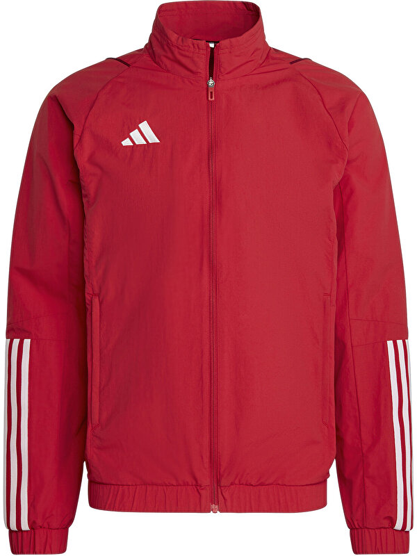 adidas TIRO23 C Pre Jk Erkek Futbol Antrenman Ceketi HI3054 Kırmızı