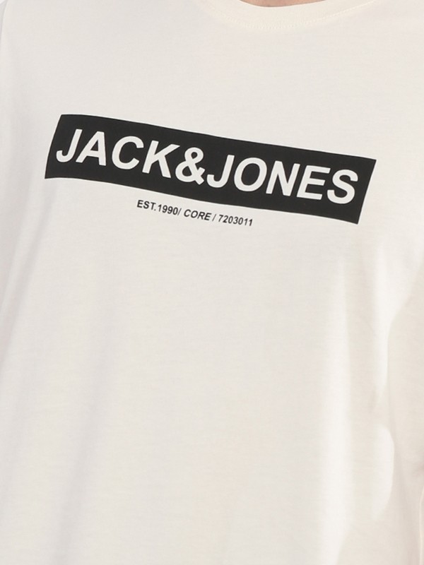 Jack & Jones Erkek Logo Baskılı Tişört - Pin görsel 5
