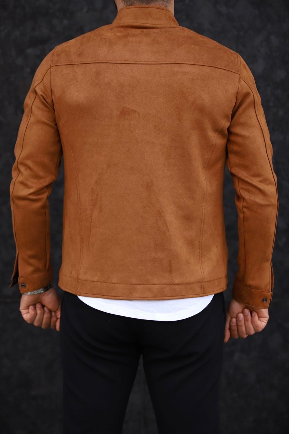 S/B Collection SB Collection Erkek Siyahbaharlık Süet Ceket görsel 6