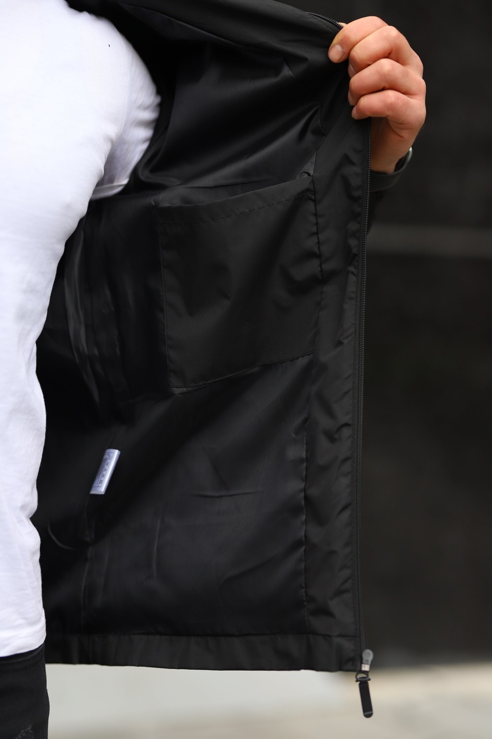 Comstarmoda Erkek Içi Astarlı Suya Dayanıklı Kapüşonlu Cepli Yağmurluk görsel 2