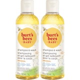 Burts Bees Bebek Saç Ve Vücut Şampuanı - Baby Bee Shampoo Body Wash x 2 235 ml