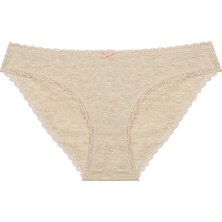 Penti Daily Lace 3lü Bej Slip Külot