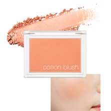 MISSHA Yumuşak Dokulu Kolay Sürülebilen Allık Renk: Carrot Butter Cream Özellik: Cotton Blusher