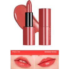 MISSHA Yoğun Pigmentli Besleyici Nemli Bitişli Ruj Dare Rouge Sheer Sleek (08 Maple Red)
