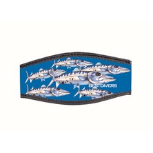 Best Divers Maske Arkalığı Barracuda Neopren, Velkrolu