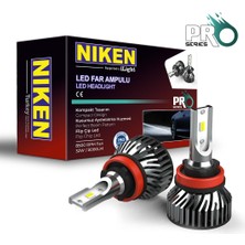 Niken Pro 9012 LED Xenon Far Aydınlatma Seti Şimşek Etkili 8000LM