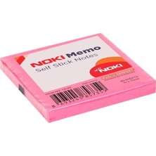 Noki 5 Adet  Postit 75MM X75MM  Yapışkanlı Kağıt 80 Yaprak Pembe