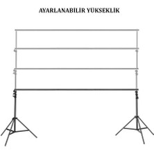 AA Plus 2,5x3 Metre Taşınabilir Fon Standı