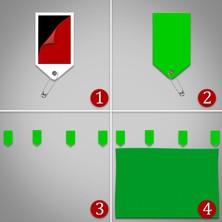 AA Plus 2x3 M Yeşil Fon Perde Chromakey-Green Screen- Greenbox - % 100 Pamuk
