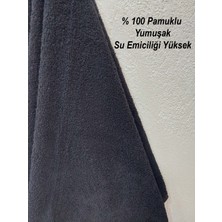 Mef Collection Berber Kuaför Havlusu Denizli Siyah 50x90 cm 12'li