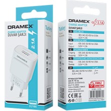 Dramex D21BE 2.1A Şarj Adaptörü (Ekonomik Mini Kutu)