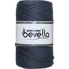 Bevella Taranan Makrome Ipi 3mm Taranabilir Pamuk Tek Büküm Makrome Ipi Lacivert