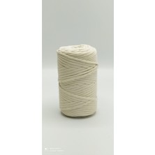 Nlux Ekru 1 kg Makrome Tarama Ipi Pamuk 3.0 / 3.5 mm 4X250 gr