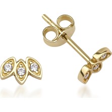 Kairos Jewelry 14 Ayar Altın Minimal Üç Taşlı Çivi Küpe
KRS-K35-14GEZ