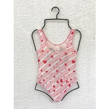 Rs Ramuni Kız Çocuk Mayo Minnie Mouse Pembe Dijital Baskılı Deniz Havuz Mayosu Çocuk Mayo