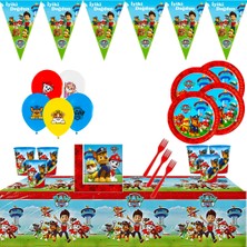 Bay Cimri Paw Patrol 8 Kişilik Doğum Günü Parti Malzemeleri Seti