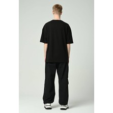 Don Q Shot Erkek Bunny Baskılı Oversize Kısa Kollu T-Shirt