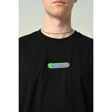 Don Q Shot Erkek Nakışlı Oversize Kısa Kollu T-Shirt