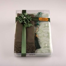 Hayrat Neşriyat Şal + Seccade + Tesbih Hediye Seti (Yeşil)