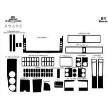 meriç cockpit design Meriç® Mercedes Axor Ön Torpido Kaplama 51 Parça 2001-2004