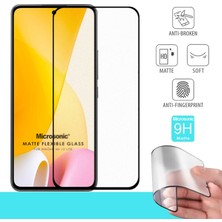 Microsonic Xiaomi Mi 12 Lite Seramik Matte Flexible Ekran Koruyucu Siyah