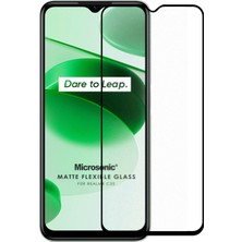 Microsonic Realme C35 Seramik Matte Flexible Ekran Koruyucu Siyah