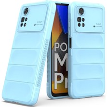 Microsonic Xiaomi Poco M4 Pro 4g Kılıf Oslo Prime Mavi