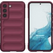 Microsonic Samsung Galaxy S22 Kılıf Oslo Prime Bordo