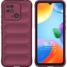 Microsonic Xiaomi Poco C40 Kılıf Oslo Prime Bordo