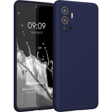 Microsonic Matte Silicone Infinix Hot 12 Kılıf Lacivert