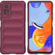 Microsonic Xiaomi Redmi Note 11 Pro 5g Kılıf Oslo Prime Bordo