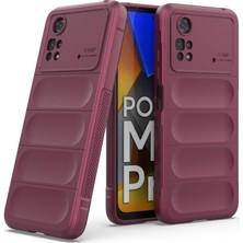 Microsonic Xiaomi Poco M4 Pro 4g Kılıf Oslo Prime Bordo