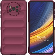 Microsonic Xiaomi Poco X3 Nfc Kılıf Oslo Prime Bordo