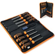Binbir Reyon Profesyonel Çantalı Törpü Eğe Seti Ahşap ve Metal 32CM 10 Parça CE031