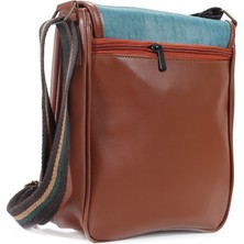 Perabags Ağaç Baskılı Çapraz Çanta