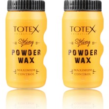 Totex Saç Şekillendirici Hacim Kazandıran Maksimum Kontrol Toz Wax 20 g x 2 Adet