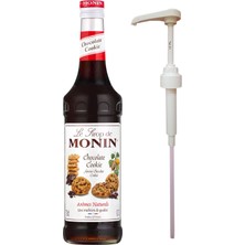 Monin Çikolatalı Kurabiye Şurubu (700ML) + Şurup Pompası