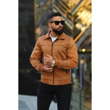 SB Collection Erkek Yakalı Baharlık Süet Ceket