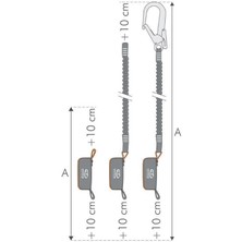 Climbing Technology Şok Emici Tek Perlonlu Flex-Abs 140 cm