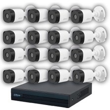 Dahua 16 Kameralı 20 Metre Gece Görüşlü Full Hd Güvenlik Kamera Seti