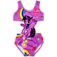 Lolli Boom Kids  Kız Çocuk Çizgi Film Karakterli Figürlü Mayokini Yeni Sezon